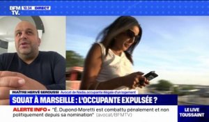 "On n'est pas dans un squat": l'avocat de l'occupante illégale d'un logement à Marseille s'exprime sur BFMTV