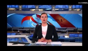 La journaliste russe Marina Ovsiannikova recherchée par le Kremlin