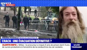 Frédéric Francelle, membre du collectif "Paris 19": "Les toxicomanes, et surtout les dealers, ont été prévenus la veille" de l'évacuation du square Forceval