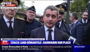 Gérald Darmanin sur le crack: "800 policiers resteront pour pouvoir interpeller toute personne qui viendrait trafiquer ou consommer"