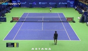Astana - La promenade de santé de Djokovic face à Garin