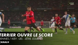 Martin Terrier ouvre le score pour Rennes - Stade Rennais / Dynamo Kiev - 3ème journée
