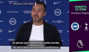 Brighton - De Zerbi : "Tottenham sera capable de gagner la Premier League"