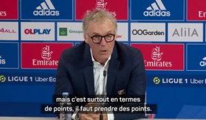 Lyon - Blanc : "Prendre le maximum de points avant la trêve et redonner confiance aux joueurs"