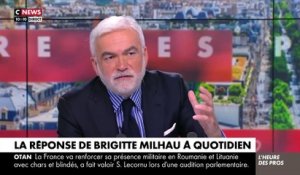 Regardez l'énorme coup de gueule de Pascal Praud avec le Dr Brigitte Milhau contre Yann Barthès et Quotidien : "C'est une honte ! C'est scandaleux ! Ces gens sont malhonnêtes ! C'est effrayant... Ils sont irresponsables..."