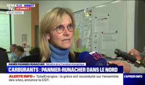 Carburant: "Nous avons pris les arrêtés permettant aux camions-citernes de circuler ce week-end", annonce Agnès Pannier-Runacher