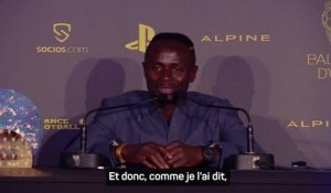 Ballon d’Or - Sadio Mané reçoit le premier Prix Socrates de l'histoire