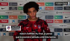 Atlético - Witsel : "Nous voulions gagner un quatrième match d'affilée"