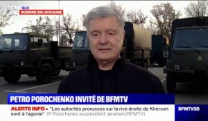 Guerre en Ukraine: les autorités prorusses de Kherson sont à l'"agonie" selon l'ex-président ukrainien Petro Porochenko