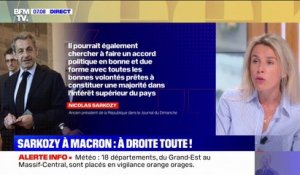 Nicolas Sarkozy invite Emmanuel Macron à se positionner davantage à droite