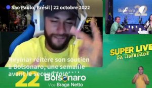 Présidentielle au Brésil : Neymar réitère son soutien à Bolsonaro