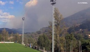 Incendie au pays basque, la saison des feux se prolonge en Espagne