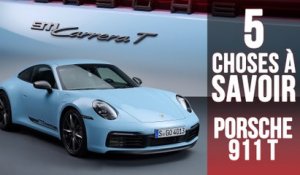 Carrera T, 5 choses à savoir sur la Porsche 911 des puristes