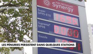 Les pénuries persistent dans quelques stations