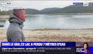 Dans le Var, ce lac a perdu 7 mètres d'eau à cause de la sécheresse