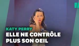 Qu'est-il arrivé à la paupière de Katy Perry pendant son concert ?