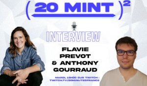Flavie Prévot & Anthony Gourraud sont sur 20 Mint au Carré !