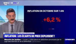 L'inflation s'envole en octobre, à 6,2% sur un an