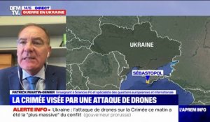 Guerre en Ukraine: la Crimée visée par une attaque de drones, Moscou accuse Londres
