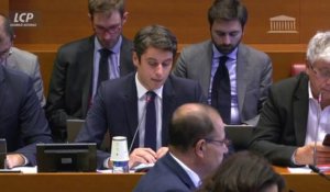 Gabriel Attal audition à la Commission des finances le 02/11/2022