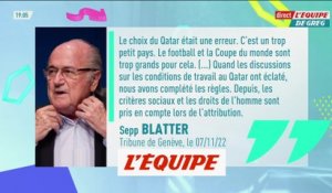 Blatter, ancien président de la FIFA : «La Coupe du monde au Qatar, une erreur» - Foot - CM 2022
