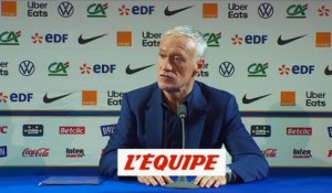 Deschamps : «Il n'y a pas d'inquiétude» pour Benzema - Foot - CM 2022 - Bleus