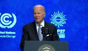 COP27: depuis l'Égypte, Joe Biden estime que la "vie de la planète est en jeu"