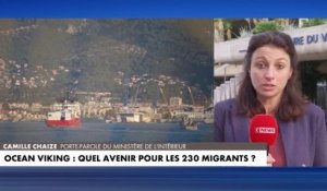 Camille Chaize sur les migrants de l’Ocean Viking : «Certains vont demander l’asile, d’autres vont être relocalisés»