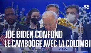 Joe Biden confond le Cambodge avec la Colombie