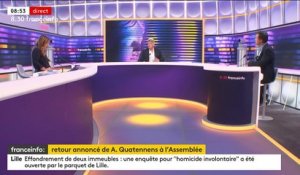 Affaire Adrien Quatennens : le député LFI ne peut pas "revenir" à l'Assemblée nationale "comme si c'était oublié", déclare Fabien Roussel