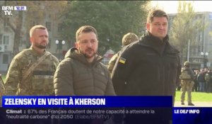 Zelensky à Kherson: "Les Russes ont fui parce qu'ils étaient en danger"