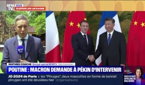 Ukraine: Emmanuel Macron a demandé à Xi Jinping d'intervenir auprès de Vladimir Poutine