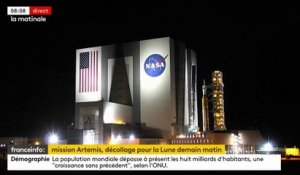 Troisième essai pour la nouvelle méga-fusée de la Nasa: Le décollage de la mission Artémis 1 est prévu cette nuit depuis la Floride - VIDEO