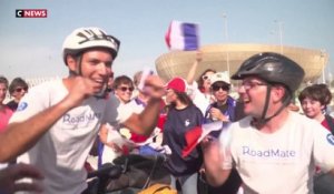 Deux Français ont fait Paris-Doha à vélo pour assister à la Coupe du monde de foot