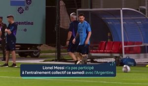 Argentine - Messi, précaution ou inquiétude ?