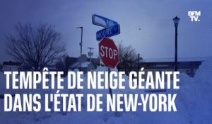 Tempête de neige géante dans l'État de New-York: deux mètres de neige en une nuit à Buffalo