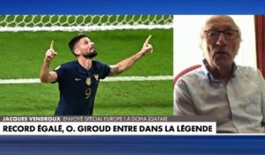 Jacques Vendroux : «Olivier Giroud va battre le record de buts en équipe de France»