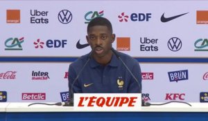 Dembélé : «Je suis en confiance depuis pas mal de temps» - Foot - CM 2022 - Bleus