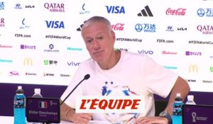 Deschamps : «Ousmane Dembélé est un joueur plus construit, plus mature» - Foot - CM 2022 - Bleus