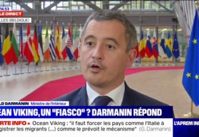 Gérald Darmanin: "Onze pays européens se sont engagés à reprendre les migrants qui étaient sur notre sol et qui venaient de l'Ocean Viking"
