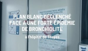 Plan blanc déclenché à l'hôpital de Troyes face à l'épidémie de bronchiolite