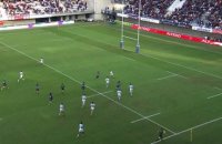 TOP 14 - Essai de Léo COLY (MHR) - Montpellier Hérault Rugby - Aviron Bayonnais - Saison 2022:2023