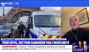 Insécurité au pied de la Tour Eiffel: pour Olivier Le Quété, adjoint au maire du 7ème arrondissement, "sécuriser le Champ-de-Mars est une nécessité"