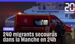 Manche : 240 migrants sauvés de la noyade par la marine nationale