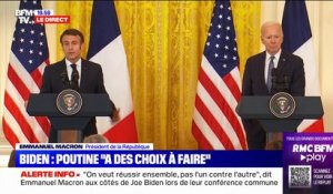 Emmanuel Macron: "Je continuerai à parler au président Poutine"