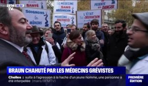 Le ministre de la Santé chahuté lors de la manifestation des médecins libéraux à Paris