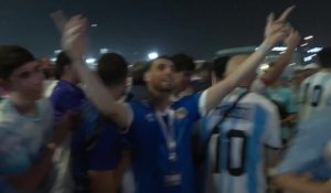 Argentine - Les supporters de l'Albiceleste en folie : "Messi est fou... il n'y a rien d'autre à dire"