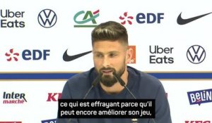 France - Giroud : “Mbappé est le meilleur attaquant avec lequel j'ai joué”