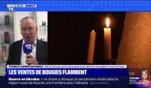 L'inquiétude autour des coupures d'électricité fait exploser les ventes de bougies en France: "Depuis le début du mois de décembre, on est sur une progression de chiffre d'affaire de 26%", affirme un fabricant