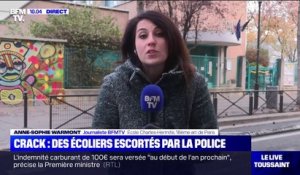 Paris: des enfants escortés par la police pour se rendre à l'école à cause des consommateurs de crack